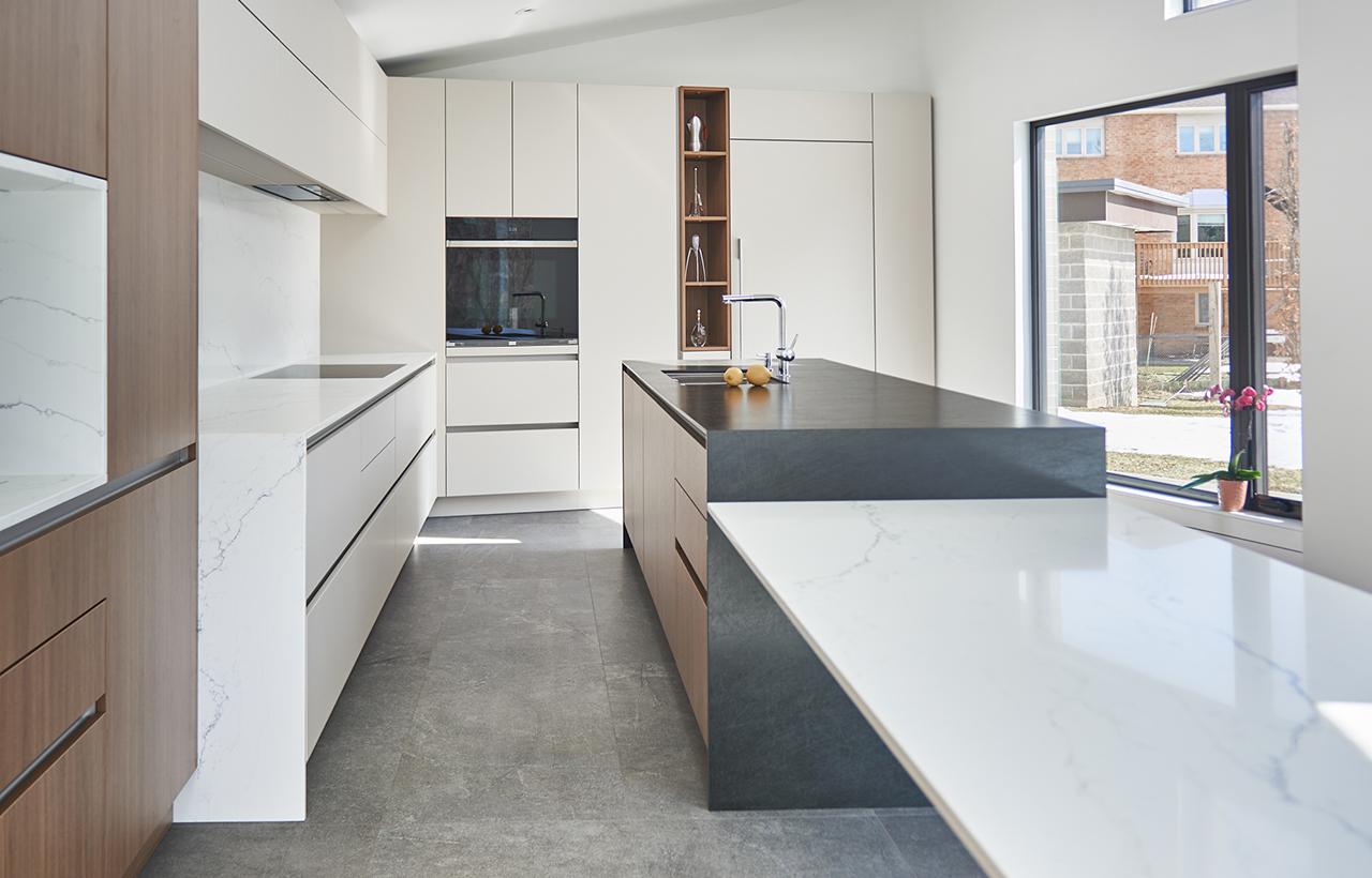 The Custom Kitchen for a Unique Architectural Space, Toronto